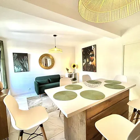 Apartamento 2 Pieces Proche Centre-ville & Plage, Climatise, Parking Inclus - Fr-1-61-645